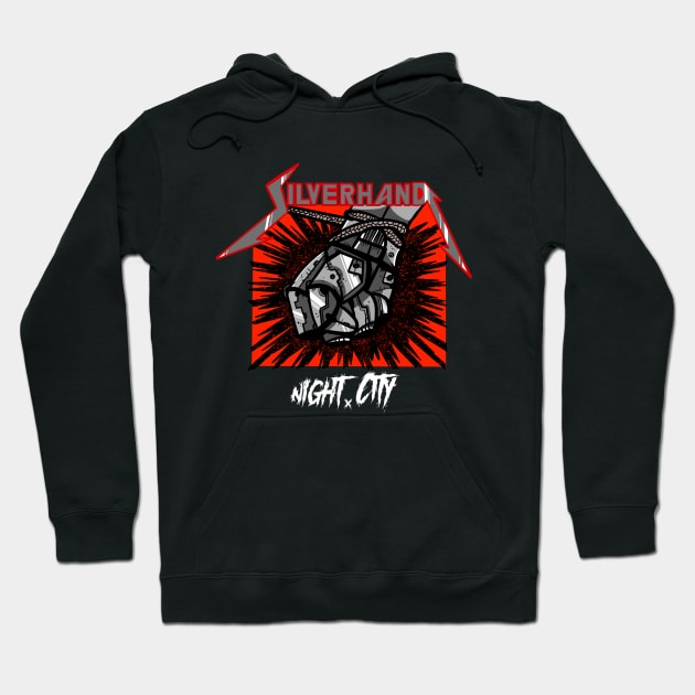 Silverhand - Night City Hoodie by GeryArts